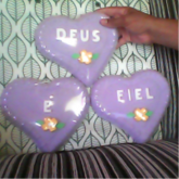 conjunto coraçao (deus e fiel) ( deus esta aqui)  3em1